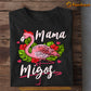 Cute Mother's Day Flamingo T-shirt, Mama Migos, Gift For Flamingo Lovers, Flamingo Mama, Flamingo Tees