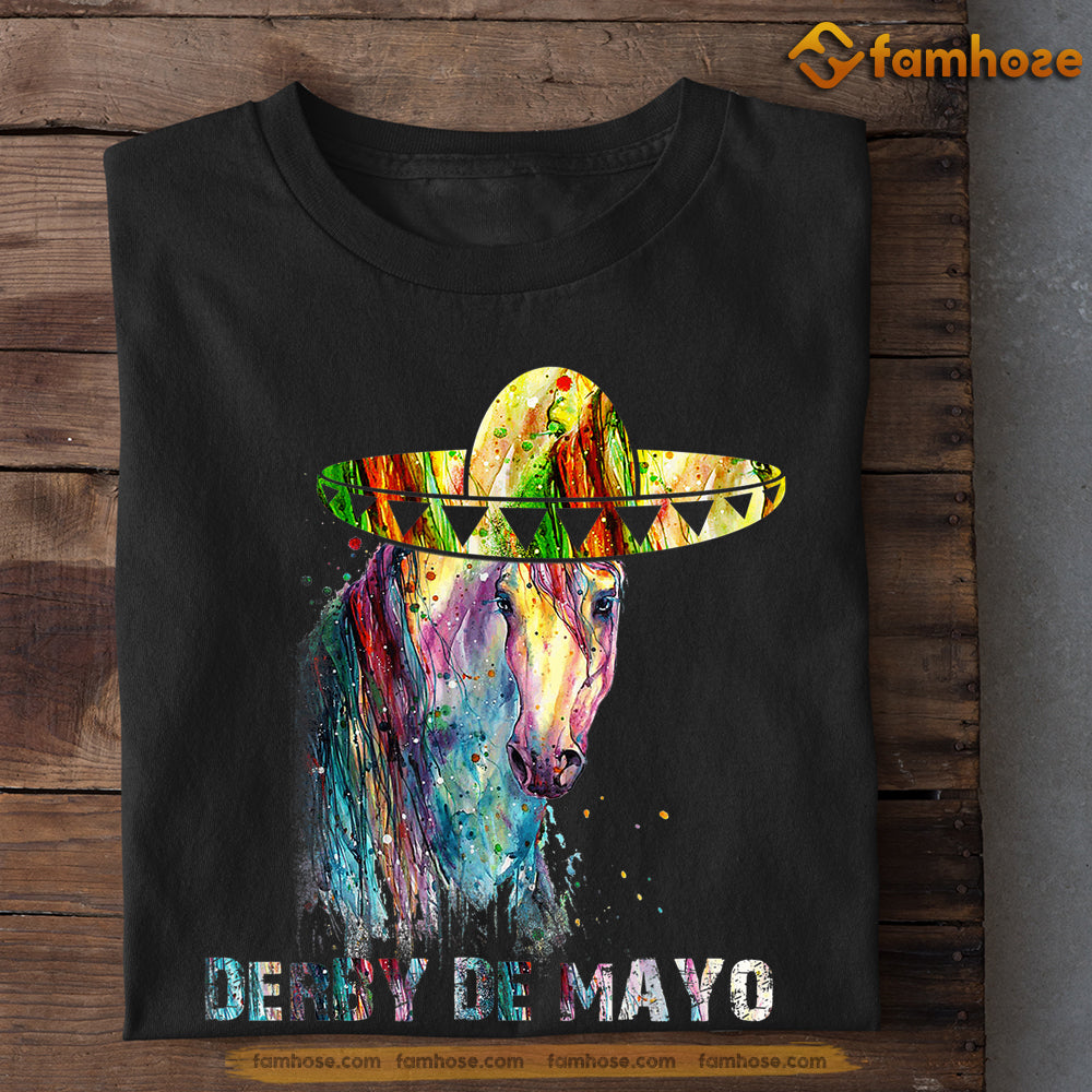 Kentucky Derby Horse T-shirt, Derby Mayo Kentucky, Gift For Horse Racing Lovers, Horse Racing Tees