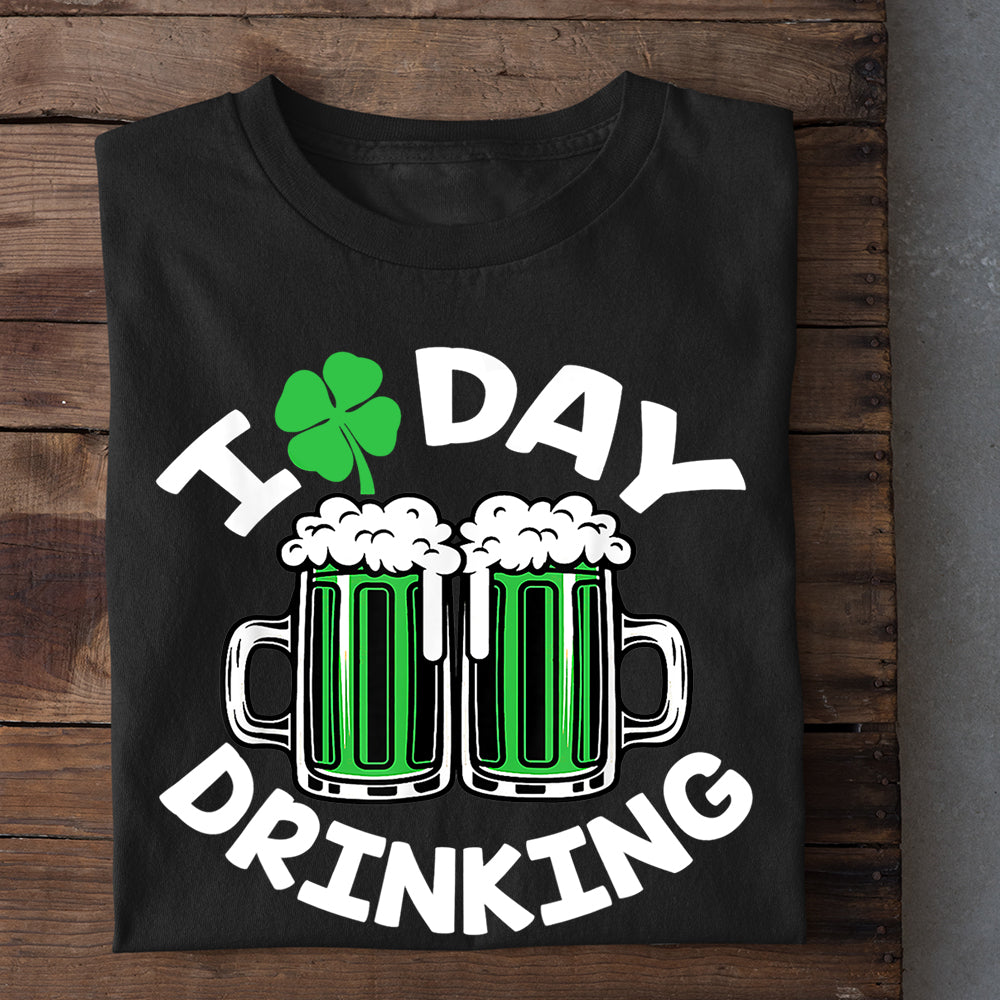 Funny Patrick's Day T-shirt, I Lucky Day Drinking Gift For Irish