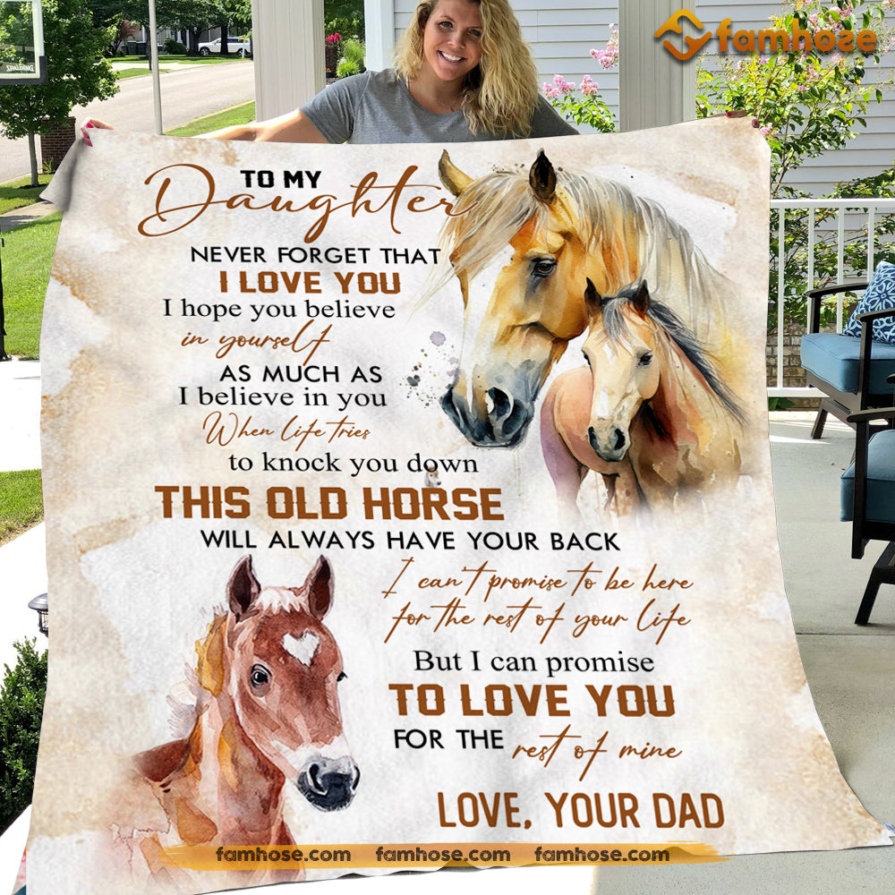 I love best sale you daughter blanket