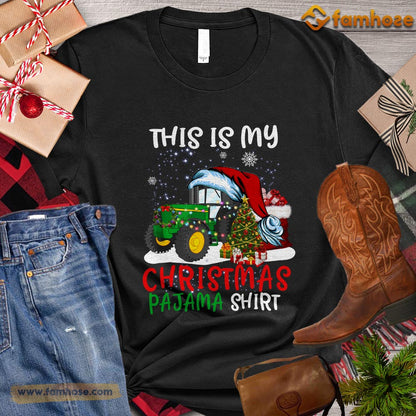 Christmas Tractor T-shirt, This Is My Christmas Pajama Shirt Christmas Gift For Tractor Lovers, Tractor Farm, Tractor Tees