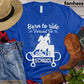Back To School Barrel Racing T-shirt, Born To Ride Forced To Go To School, Gift For Barrel Racing Lovers, Barrel Racing Tees, Rodeo Shirt