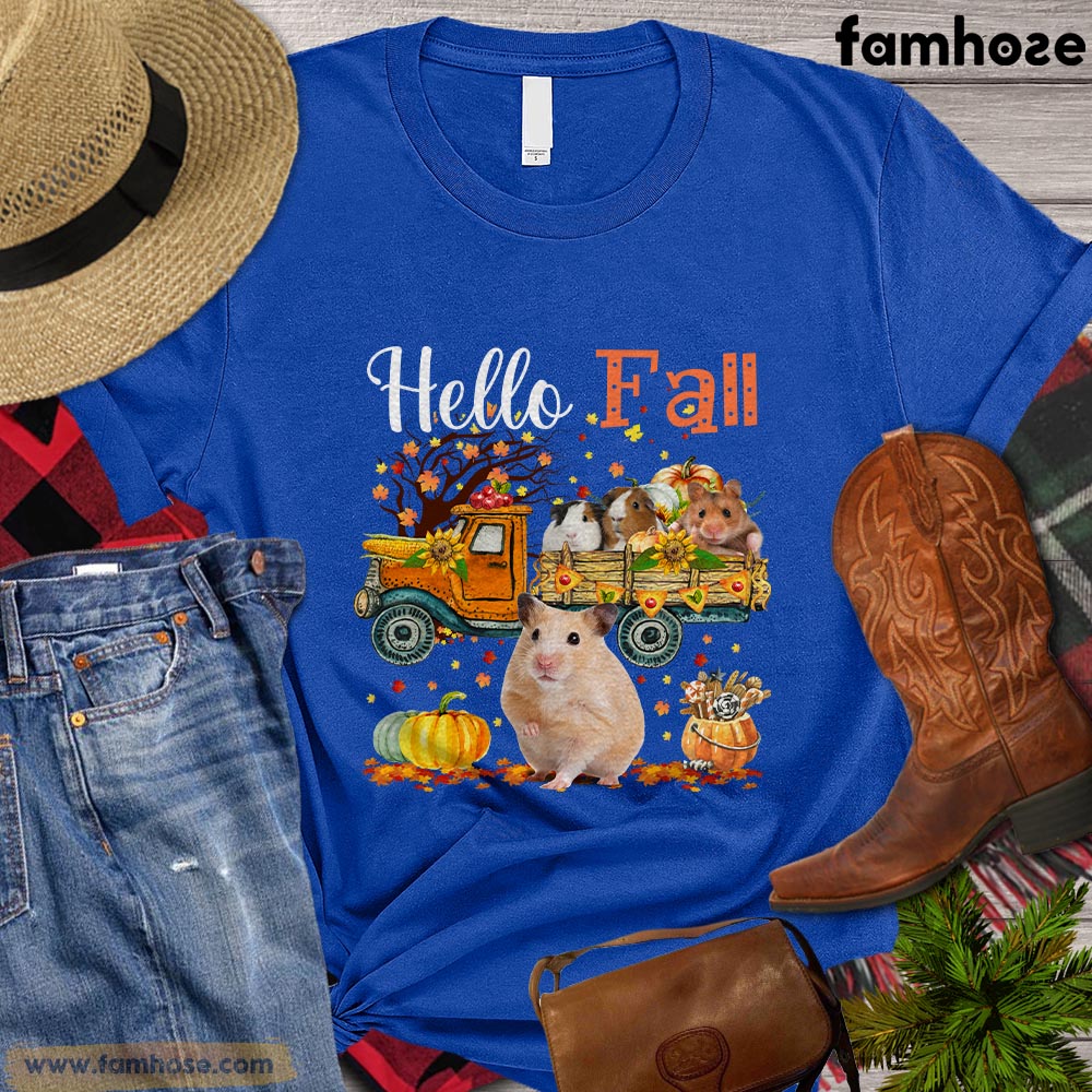 Cute Thanksgiving Guineapig T-shirt, Happy Fall Thanksgiving Gift For Guineapig Lovers, Guineapig Owners, Guineapig Tees