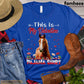 Valentine's Day Horse T-shirt, This Is My Valentine Pajama Shirt Horse Lovers, Horse Riders, Equestrians