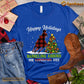 Christmas Barrel Racing T-shirt, Happy Holidays Barreling Around The Christmas Tree Gift For Barrel Racing Lovers, Horse Riders, Equestrians