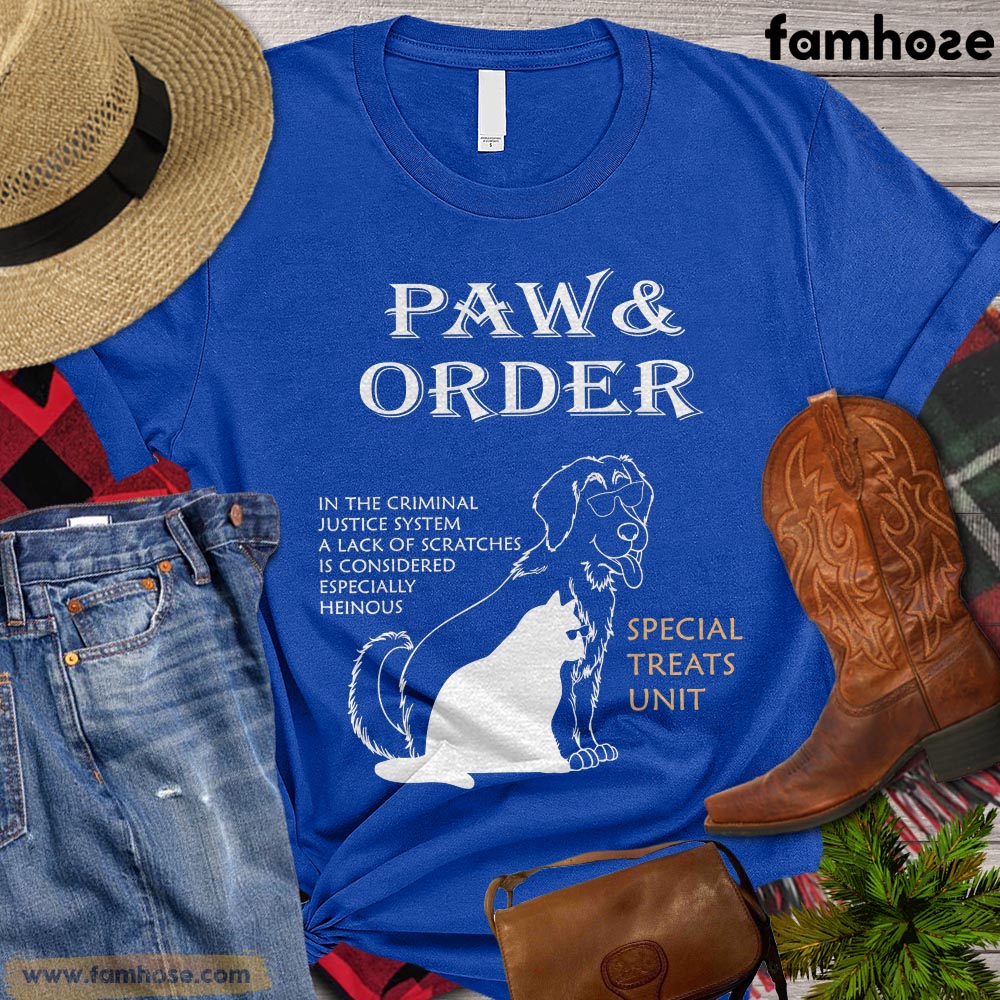 Dog T-shirt, Paw Order Special Treats Unit Gift For Dog Lovers
