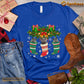 Cute Christmas Cat T-shirt, Cats In The Sock Gift For Cat Lovers, Cat Owners, Cat Tees