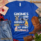 Christmas Farm T-shirt, Gnome Farm Animals Spirit Animals Christmas Gift For Farmers