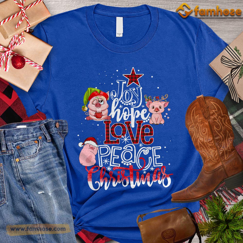 christmas pig shirt