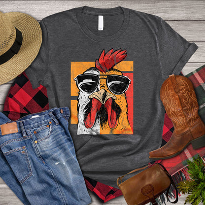 Vintage Chicken T-shirt, Chicken Shirt, Farming Lover Gift, Chicken Lover, Farmer Shirt