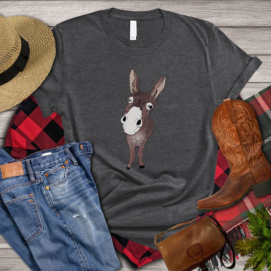 Donkey T-shirt, Cute Donkey, Donkey Lover, Farming Lover Gift, Farmer Premium T-shirt