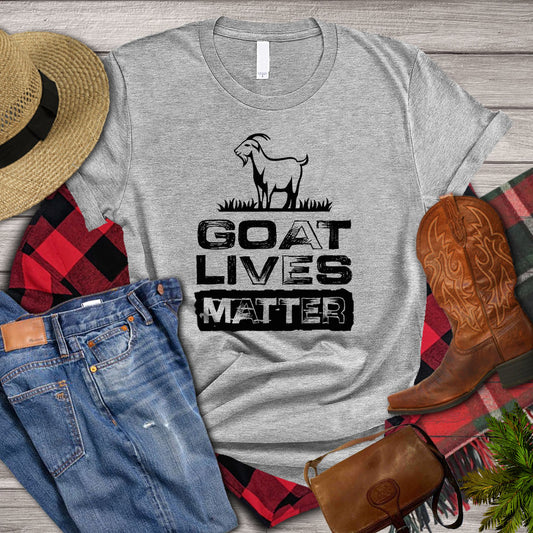 Goat T-shirt, Goat Lives Matter Shirt, Farming Lover Gift, Farmer Shirt
