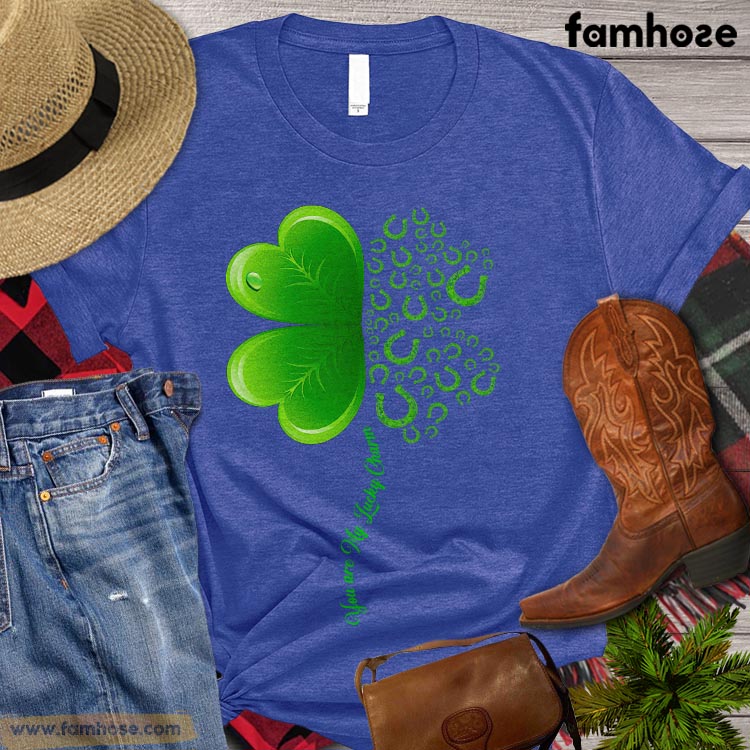 Horse Riding T-shirt, You Are My Lucky Charm, Horse Lovers Gift, Horse Riding T-shirt, Horse Girl Premium T-shirt