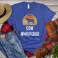 Vintage Cow T-shirt, Cow Whisperer, Farm Cow Shirt, Cow Lover, Farming Lover Gift, Farmer Shirt