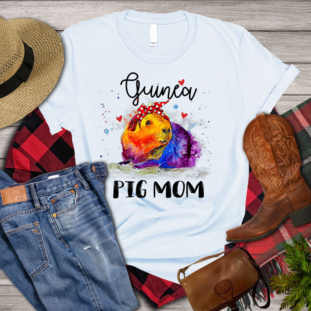 Guineapig T-shirt, Guineapig Mom, Gift For Mom, Guineapig Lover, Farming Lover Gift, Farmer Premium T-shirt