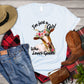 Cute Goat T-shirt, I_m Just A Girl  Who Loves Goats, Flower Goat Shirt, Farming Lover Gift, Goat Lover, Farmer Shirt