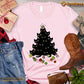 Christmas Cat T-shirt, Black Cats Arrange Christmas Tree Gift For Cat Lovers, Cat Owners, Cat Tees