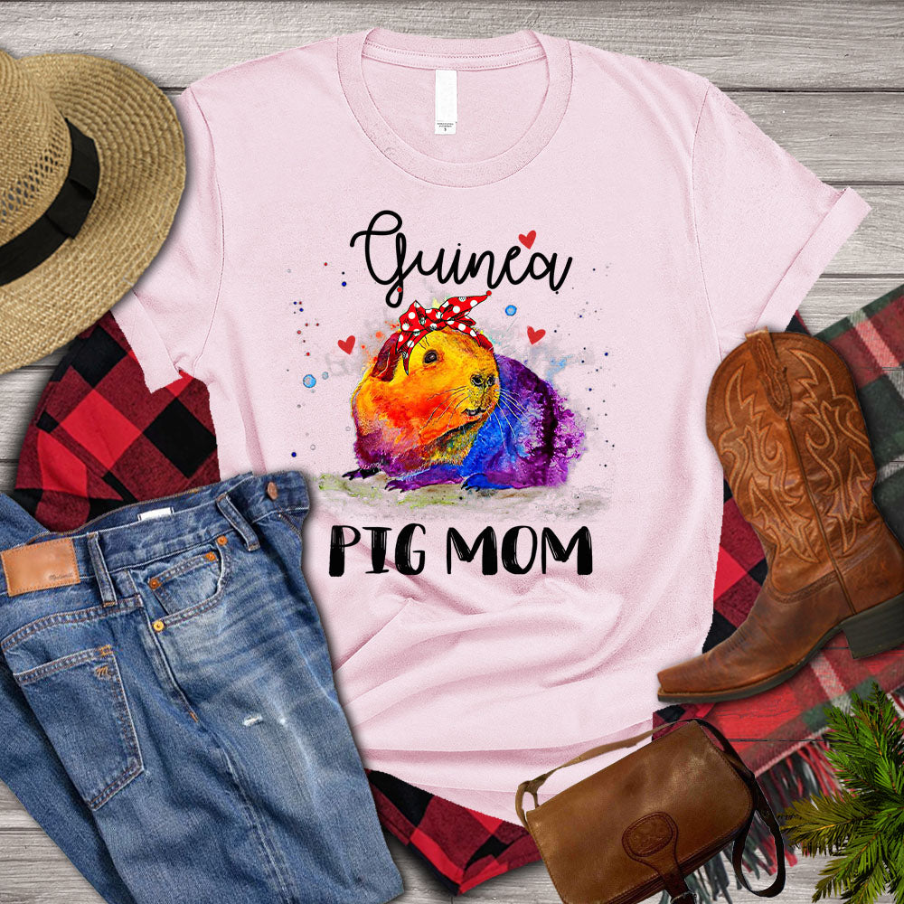 Guineapig T-shirt, Guineapig Mom, Gift For Mom, Guineapig Lover, Farming Lover Gift, Farmer Premium T-shirt
