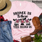 Cow T-shirt, Home Is Where The Herd Is, Cow Life, Cow Girl Shirt, Cow Lover Gift, Farming Lover Gift, Farmer Premium T-shirt