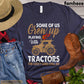 Back To School Tractor T-shirt, Some Of Us Grew Up Playing With Tractors, Gift For Farm Lovers, Tractor Kids Tees, Tractor Shirt