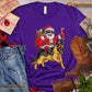 Funny Christmas Dog T-shirt, Santa Claus Riding Dog Gift For Dog Lovers, Dog Owners, Dog Tees