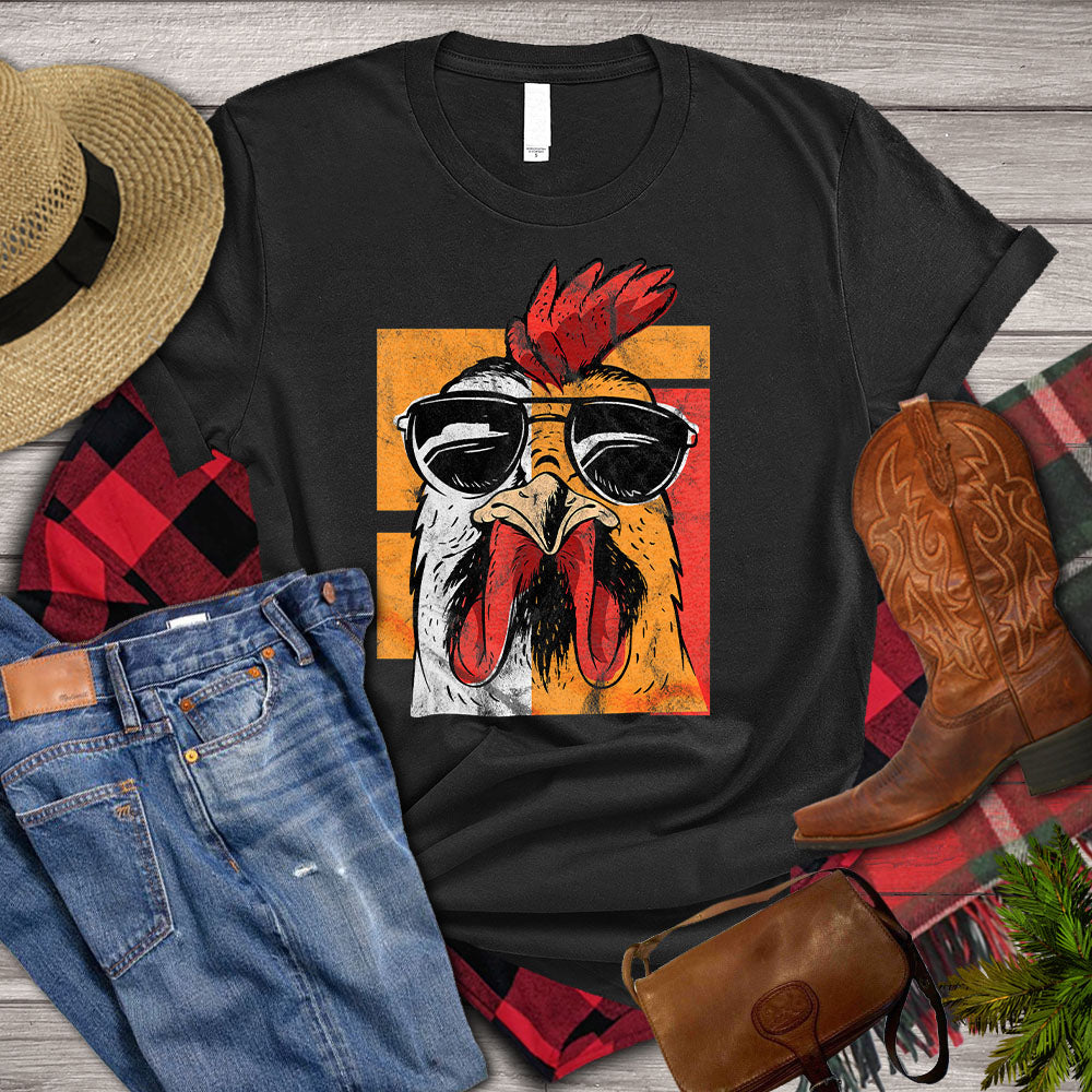 Vintage Chicken T-shirt, Chicken Shirt, Farming Lover Gift, Chicken Lover, Farmer Shirt