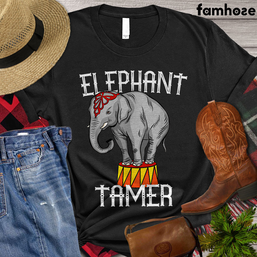 Cool Elephant T-shirt, Elephant Tamer, Elephant Lover Gift, Elephants World, Elephant Nature Park, Premium T-shirt
