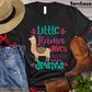 Mother's Day Llama T-shirt, Little Llama Gives Mama Drama, Gift For Mom, Farm Llama Shirt, Llama Lover, Farming Lover Gift, Farmer Premium T-shirt