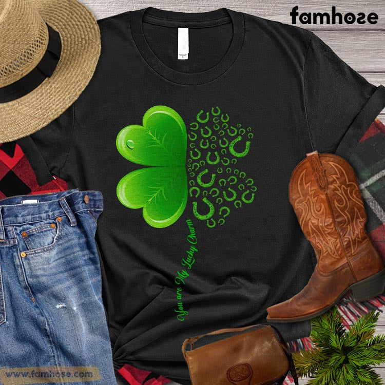 Horse Riding T-shirt, You Are My Lucky Charm, Horse Lovers Gift, Horse Riding T-shirt, Horse Girl Premium T-shirt