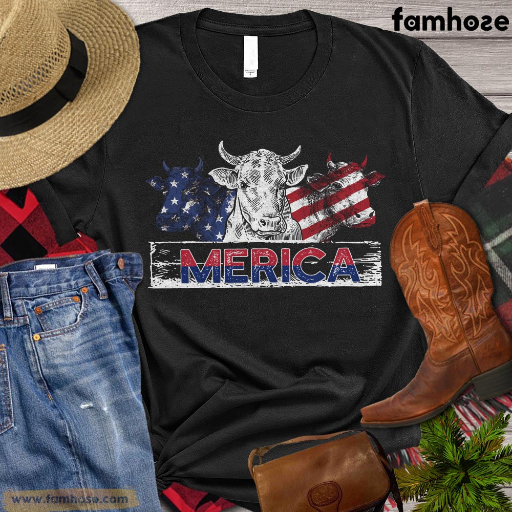 Independence Day Bull Riding Horse T-shirt, Bull Riding Flag America, Rodeo Shirt, Bull Riding Life, Bull Riding Lovers Gift, Horse Premium T-shirt