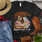 Thanksgiving Horse T-shirt, Happy Fall Y'all, Thanksgiving Horse Gift, Horse Girl Gift, Horse Lover Gift, Premium T-shirt