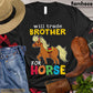 Back To School Horse T-shirt, Will Trade Brother For Horse, Gift For Kid Love Horse, Horse Life, Horse Lover Gift, Horse Premium T-shirt