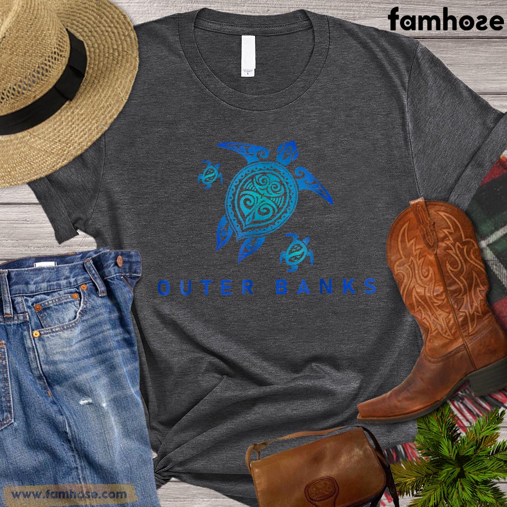 Turtle T-shirt, Outer Banks Turtle Shirt, Gift For Turtle Lovers, Turle Tees