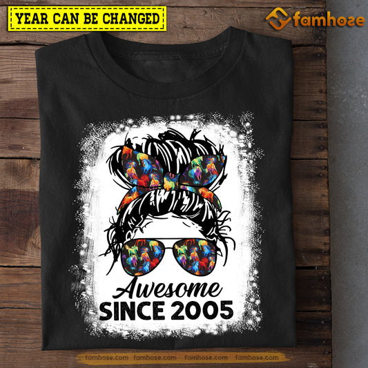 Horsegirl Birthday T-shirt, Awesome Since Month And Year Of Birthday Tees Gift For Horse Lovers, Year Can Be Changed