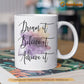 Personalized Barrel Racing Mug, Dream It Believe It Achieve It Gift For Barrel Racing Lovers, Horse Lovers Gift Mug, Cups, Horse Owner