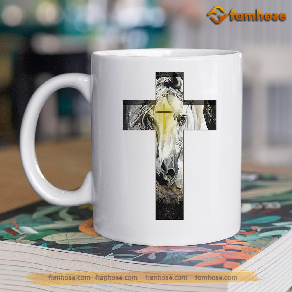 Horse Mug, When I Rise Give Me Jesus Mug, Cups Gift For Horse Lovers, Horse Owner